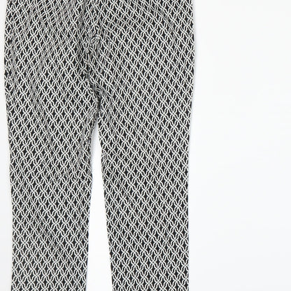 Womens UK Size 8 Dunnes Regular Fit  White Trousers