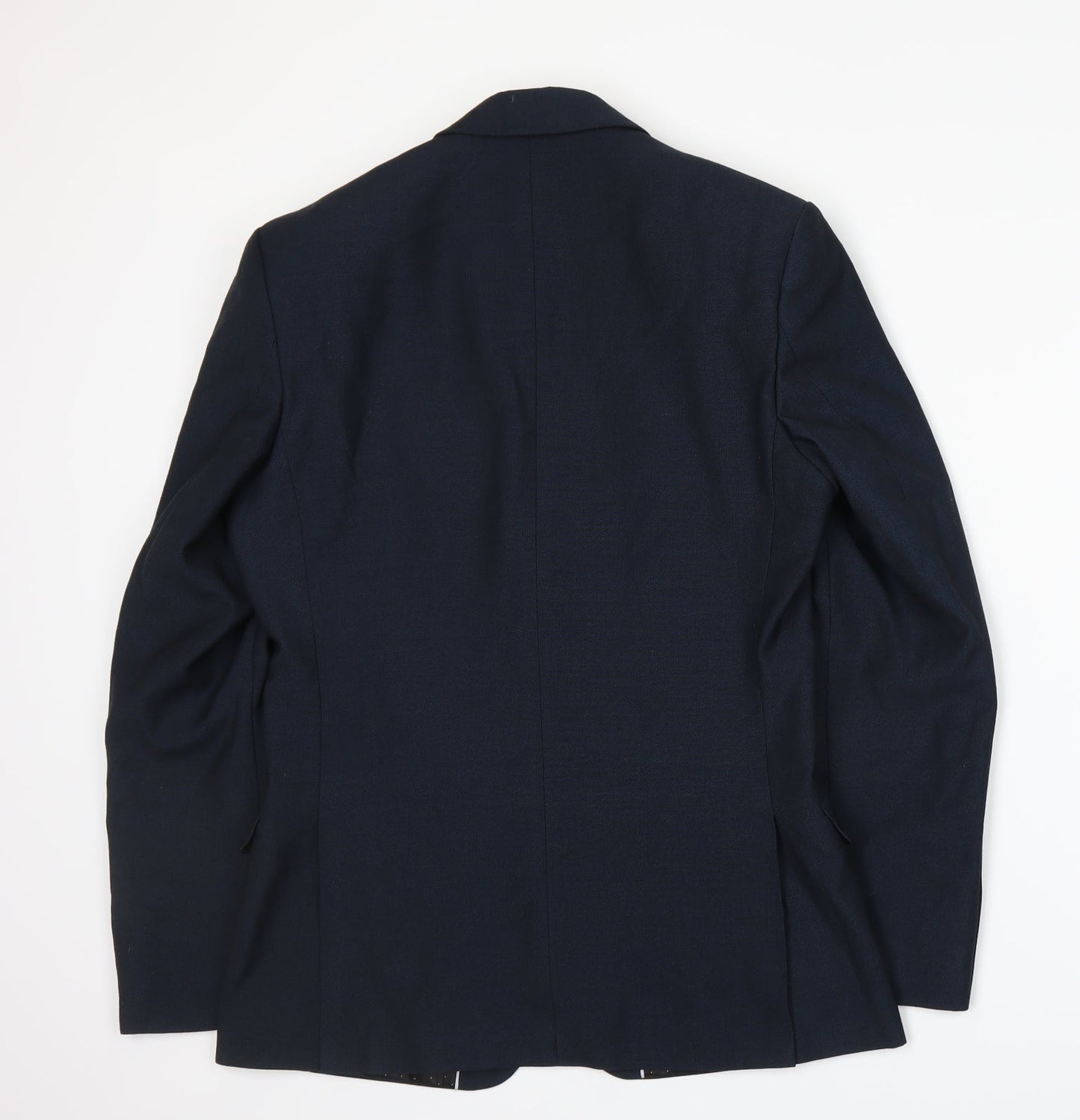 Mens UK Size S Limehaus Regular Blue Suit Jacket