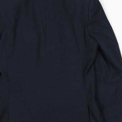 Mens UK Size S Limehaus Regular Blue Suit Jacket