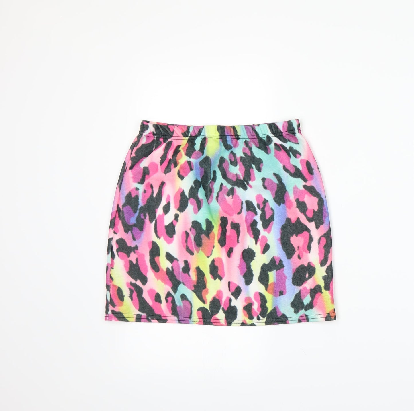 Womens UK Size M Preworn A-Line Rayon Skirt