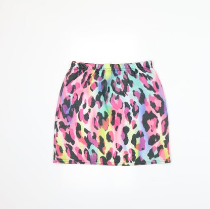 Womens UK Size M Preworn A-Line Rayon Skirt