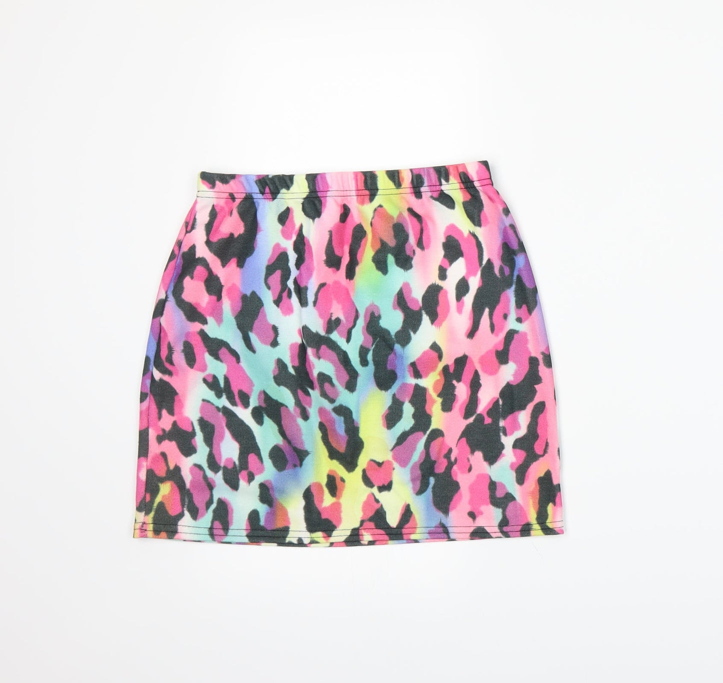 Womens UK Size M Preworn A-Line Rayon Skirt