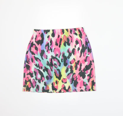 Womens UK Size M Preworn A-Line Rayon Skirt