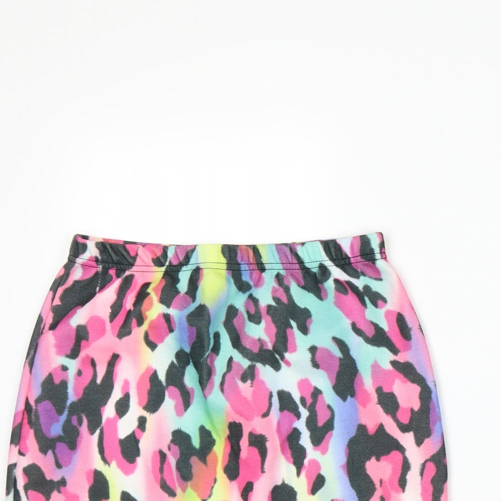 Womens UK Size M Preworn A-Line Rayon Skirt