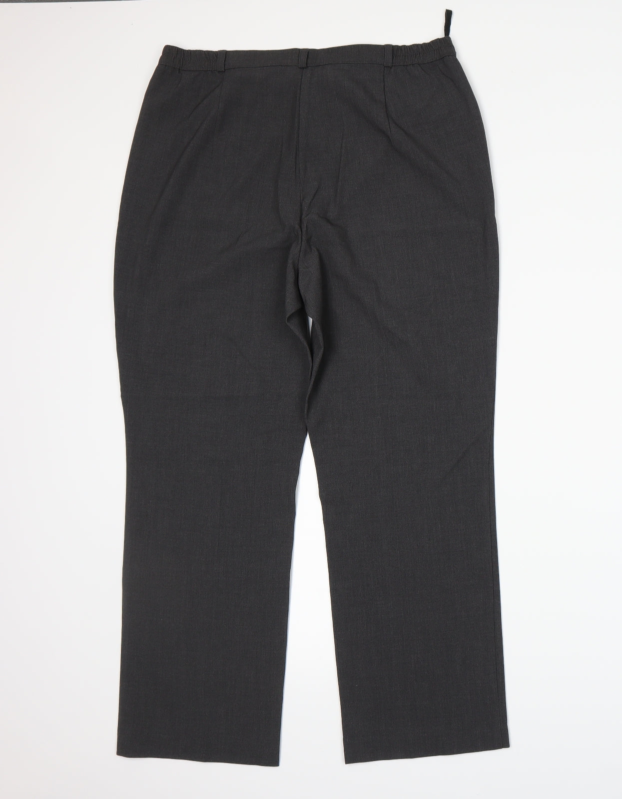 Womens UK Size 14 Marks and Spencer Regular Fit  Grey Trousers