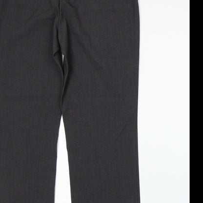 Womens UK Size 14 Marks and Spencer Regular Fit  Grey Trousers