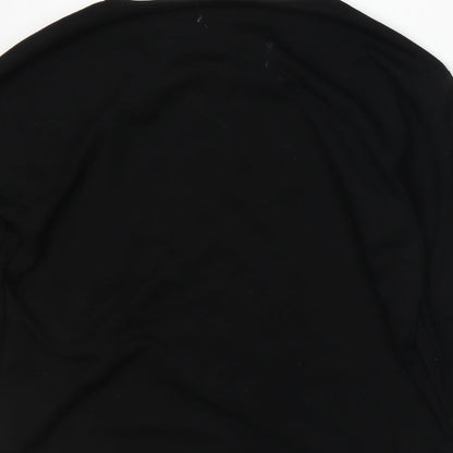 Womens UK Size S Rachel Zoe Black Basic T-Shirt