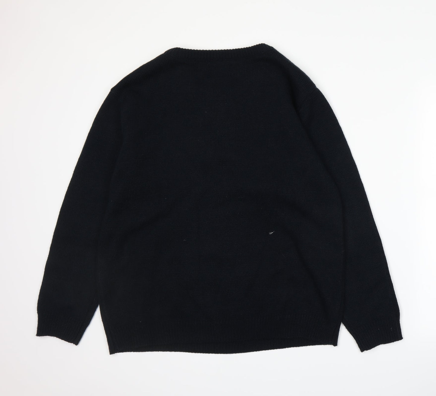 Preworn Mens Blue  Knit Pullover Jumper Size M