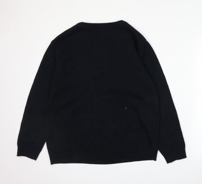 Preworn Mens Blue  Knit Pullover Jumper Size M