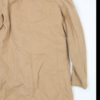 New Look Womens Beige   Overcoat Coat Size 10