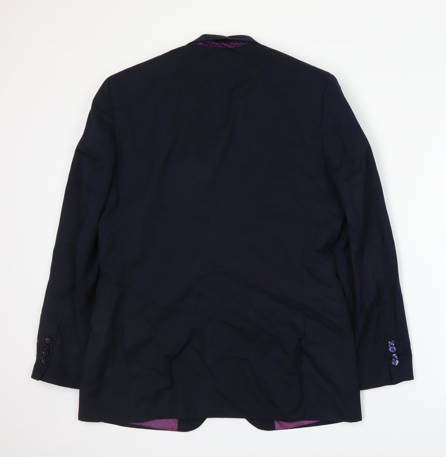 Mens UK Size L Greenwoods Regular Blue Suit Jacket