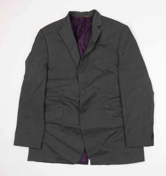 George Mens Grey   Jacket Suit Jacket Size L