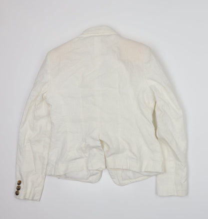 F&F Womens White   Jacket Suit Jacket Size 14