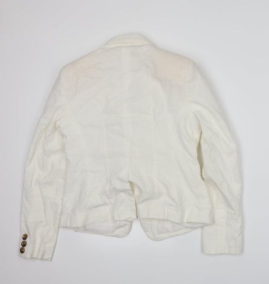 F&F Womens White   Jacket Suit Jacket Size 14
