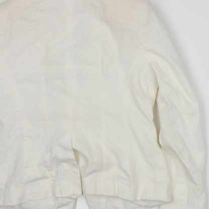 F&F Womens White   Jacket Suit Jacket Size 14