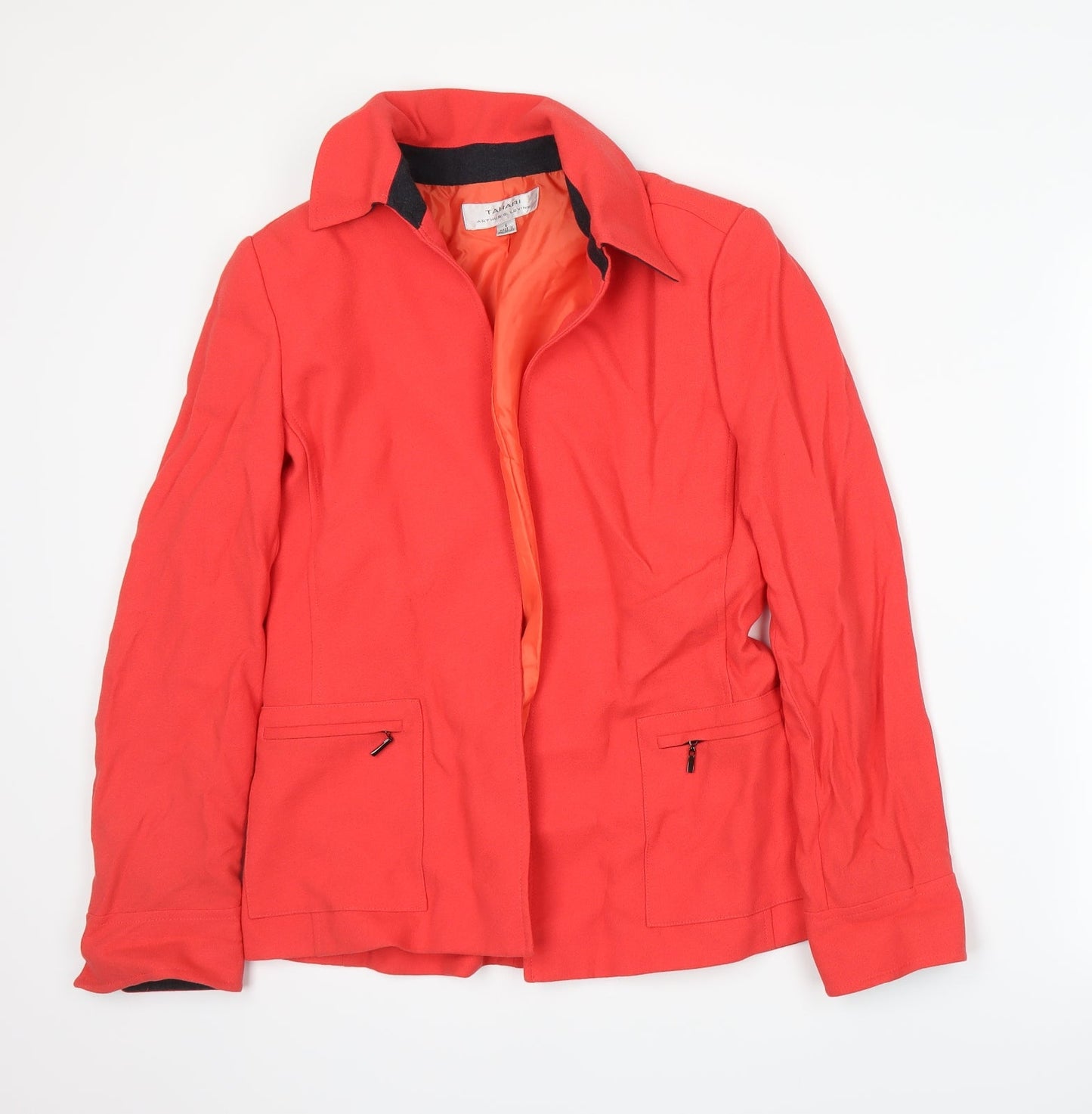 Womens UK Size 6 Tahari Red Jacket