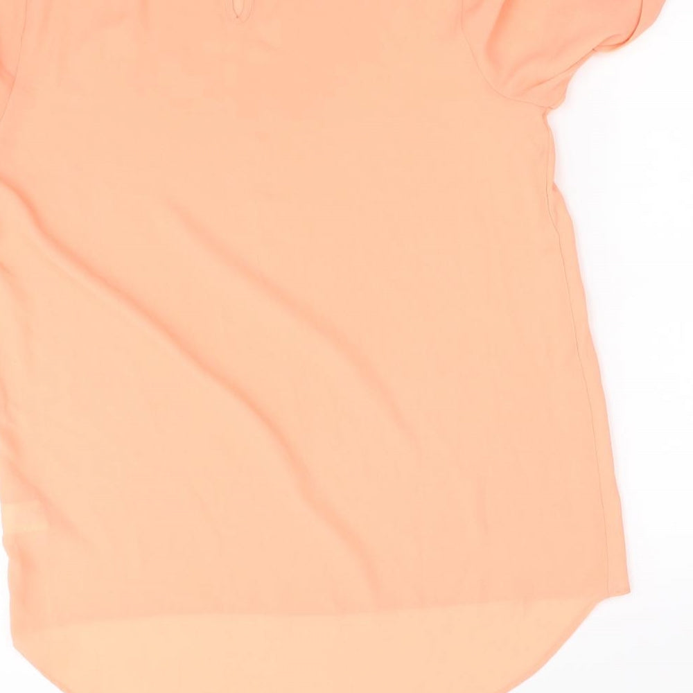 Womens UK Size 12 Atmosphere Orange Basic Blouse