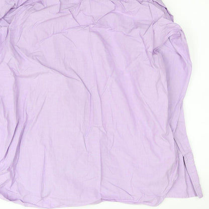 Sartorial Mens Purple    Button-Up Size 17