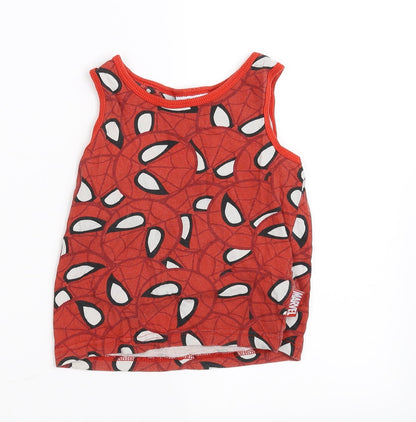 sider man Boys Purple   Basic Tank Size 3-4 Years