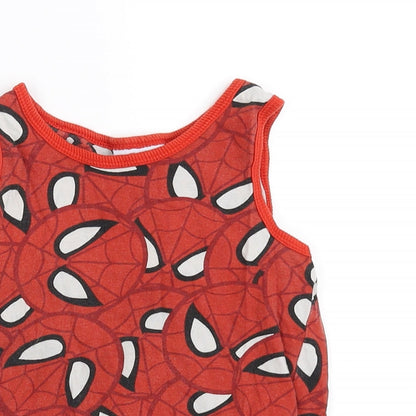 sider man Boys Purple   Basic Tank Size 3-4 Years