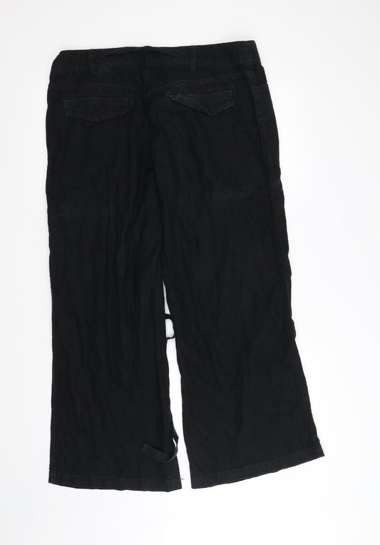 NEXT Womens Black   Sweatpants Trousers Size 14 L28 in