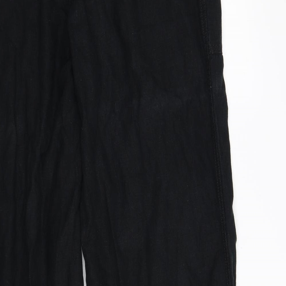 Womens UK Size 14 NEXT Regular Fit Sweatpants Black Trousers