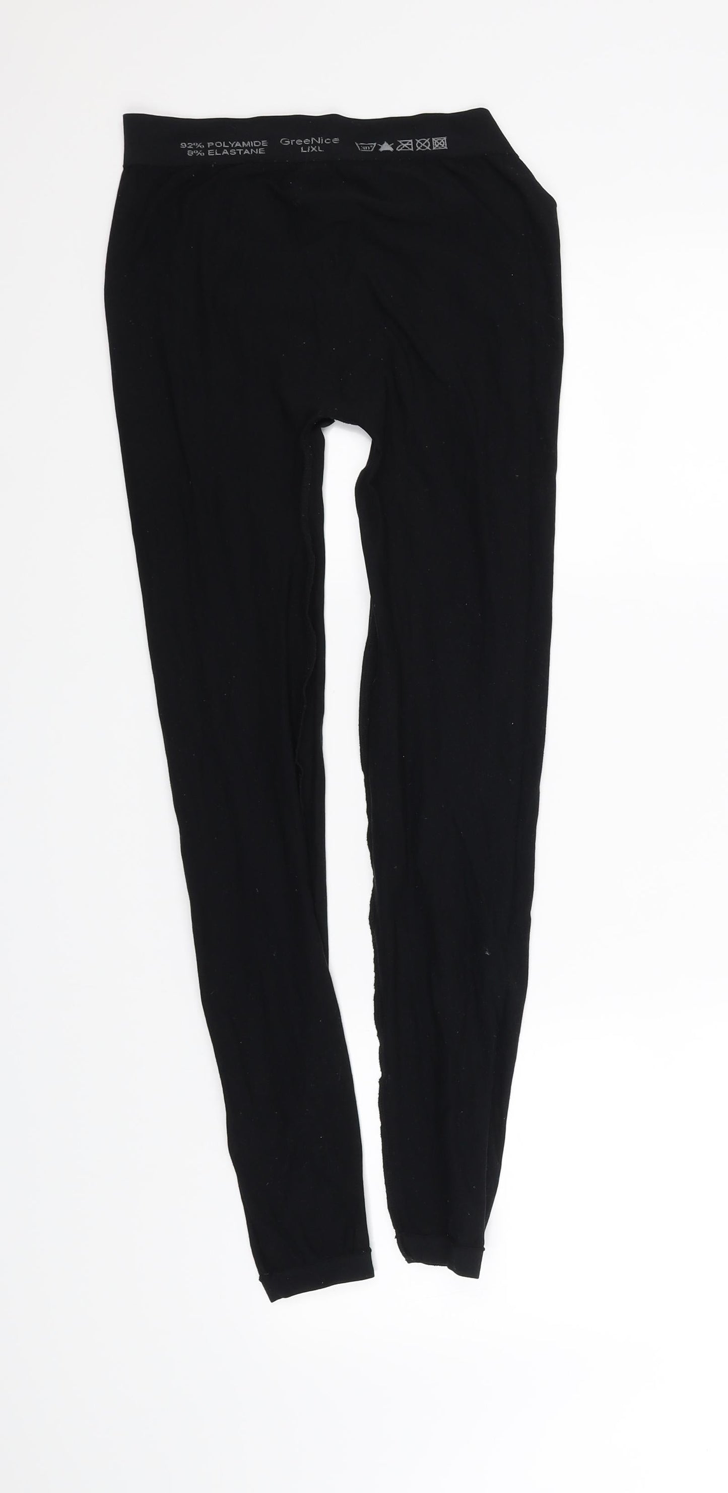 greenice Womens Black    Leggings Size L L27 in