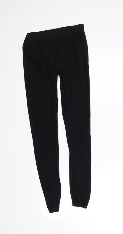 greenice Womens Black    Leggings Size L L27 in