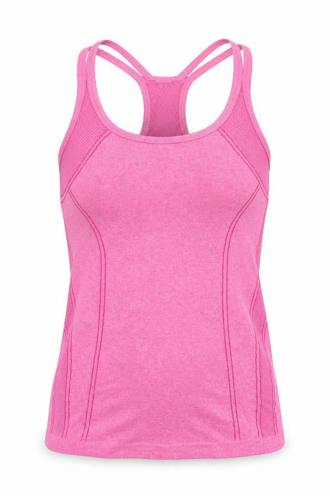 Womens UK Size M pre worn Pink Basic Tank