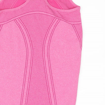 Womens UK Size M pre worn Pink Basic Tank