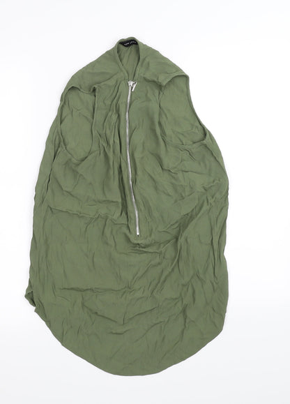 New Look Womens Green   Basic Blouse Size 8