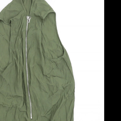 New Look Womens Green   Basic Blouse Size 8