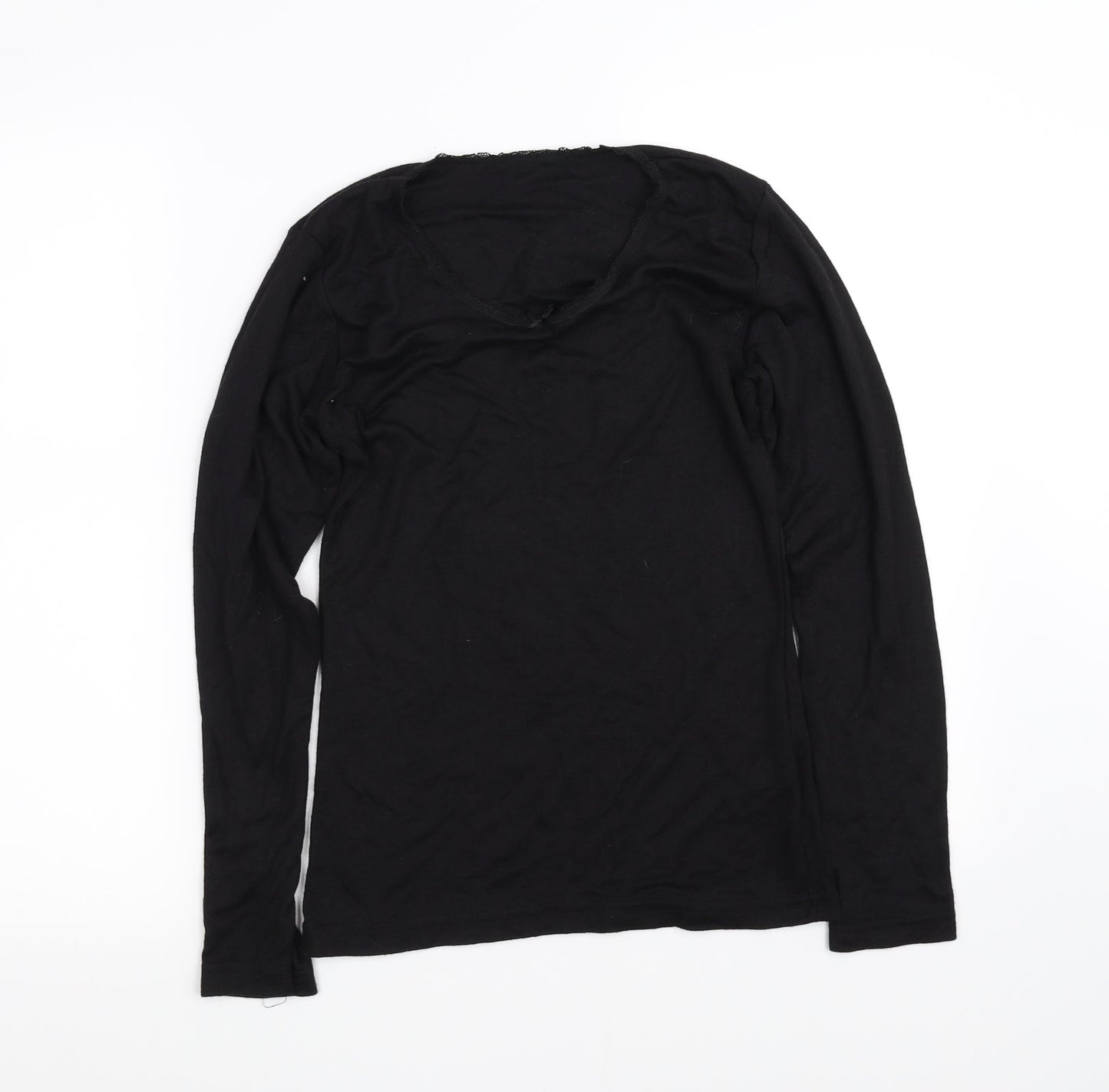 Avenue Girls Black   Basic T-Shirt Size 12-13 Years