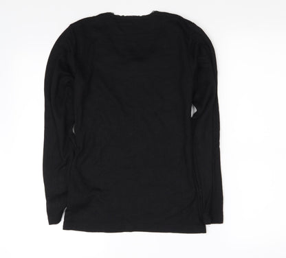 Avenue Girls Black   Basic T-Shirt Size 12-13 Years