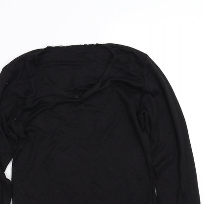 Avenue Girls Black   Basic T-Shirt Size 12-13 Years