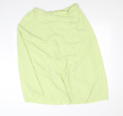 isebella Womens Green   Flare Skirt Size 18