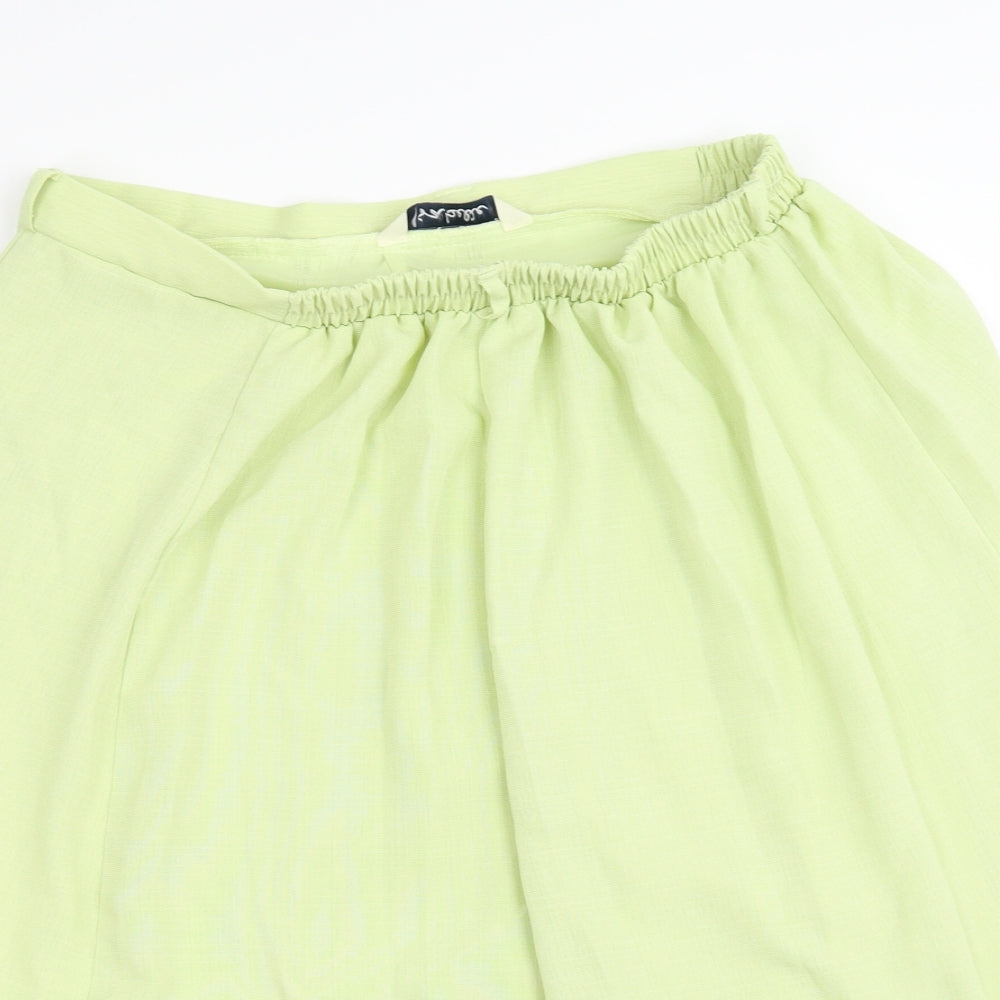 isebella Womens Green   Flare Skirt Size 18