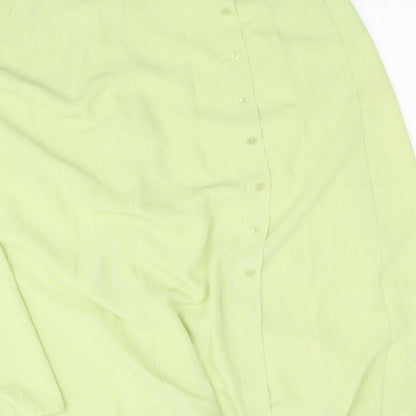 isebella Womens Green   Flare Skirt Size 18