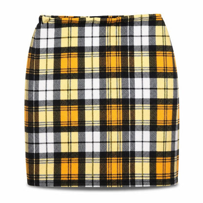 PRETTYLITTLETHING pretty little thiung Womens Yellow   Mini Skirt Size 6
