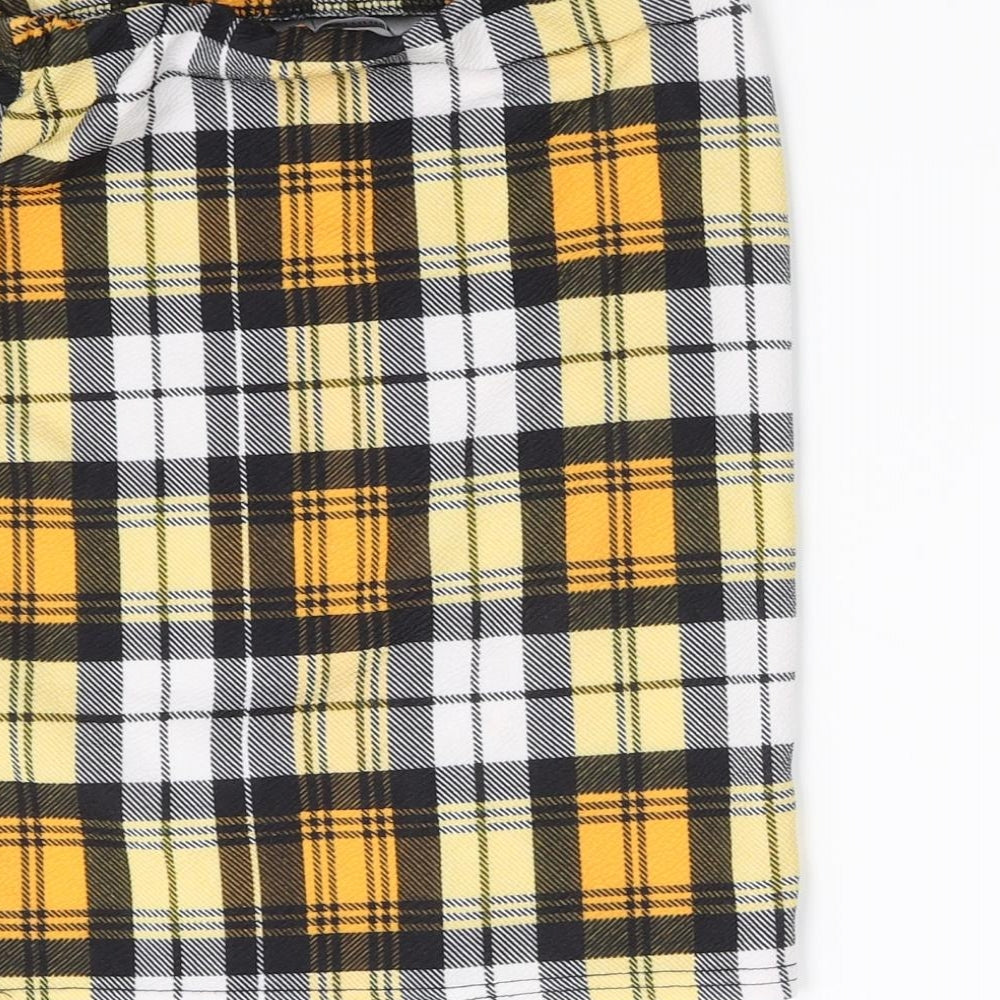 pretty little thiung Womens Yellow   Mini Skirt Size 6