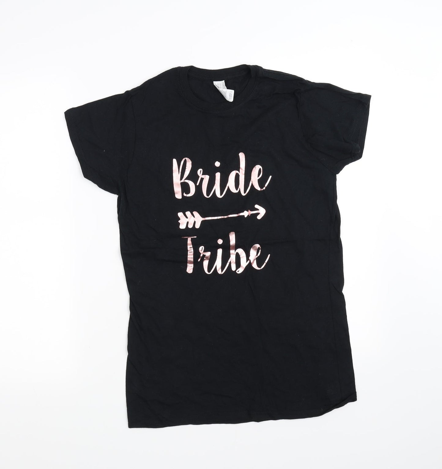 Womens UK Size 16 pre worn Black Basic T-Shirt