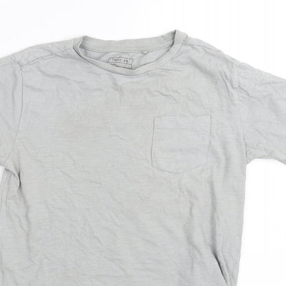 Next Boys Grey   Basic T-Shirt Size 9 Years