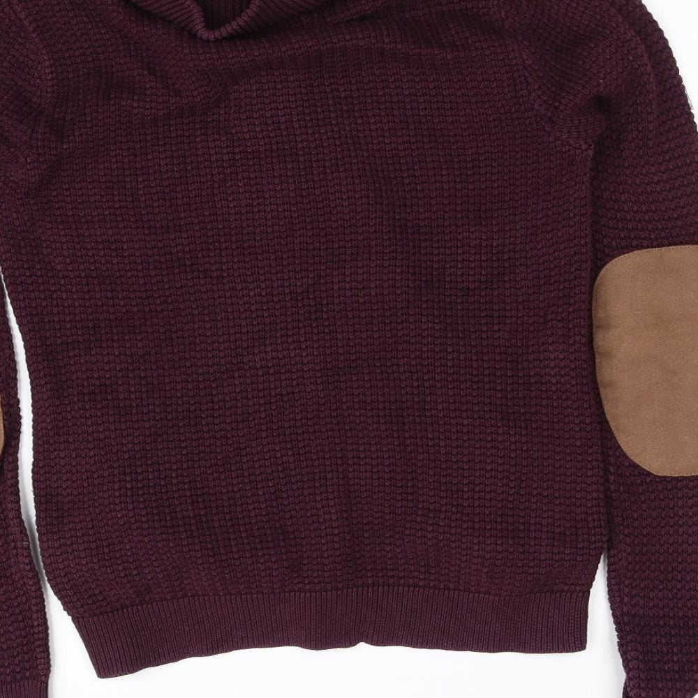 Topman Womens Purple   Full Zip Jumper Size XS
