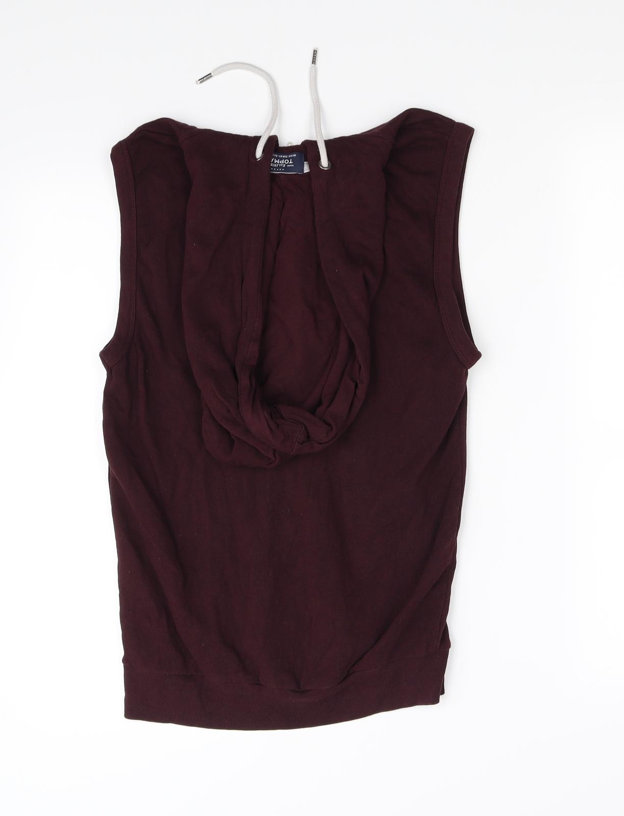 Womens UK Size XS Topman Purple Gilet