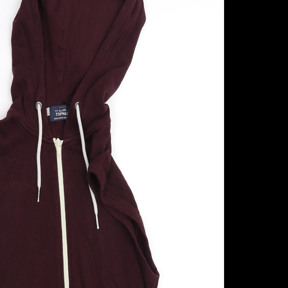 Womens UK Size XS Topman Purple Gilet
