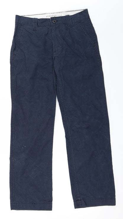 Aeropostale Mens Blue   Chino Trousers Size 29 in L30 in