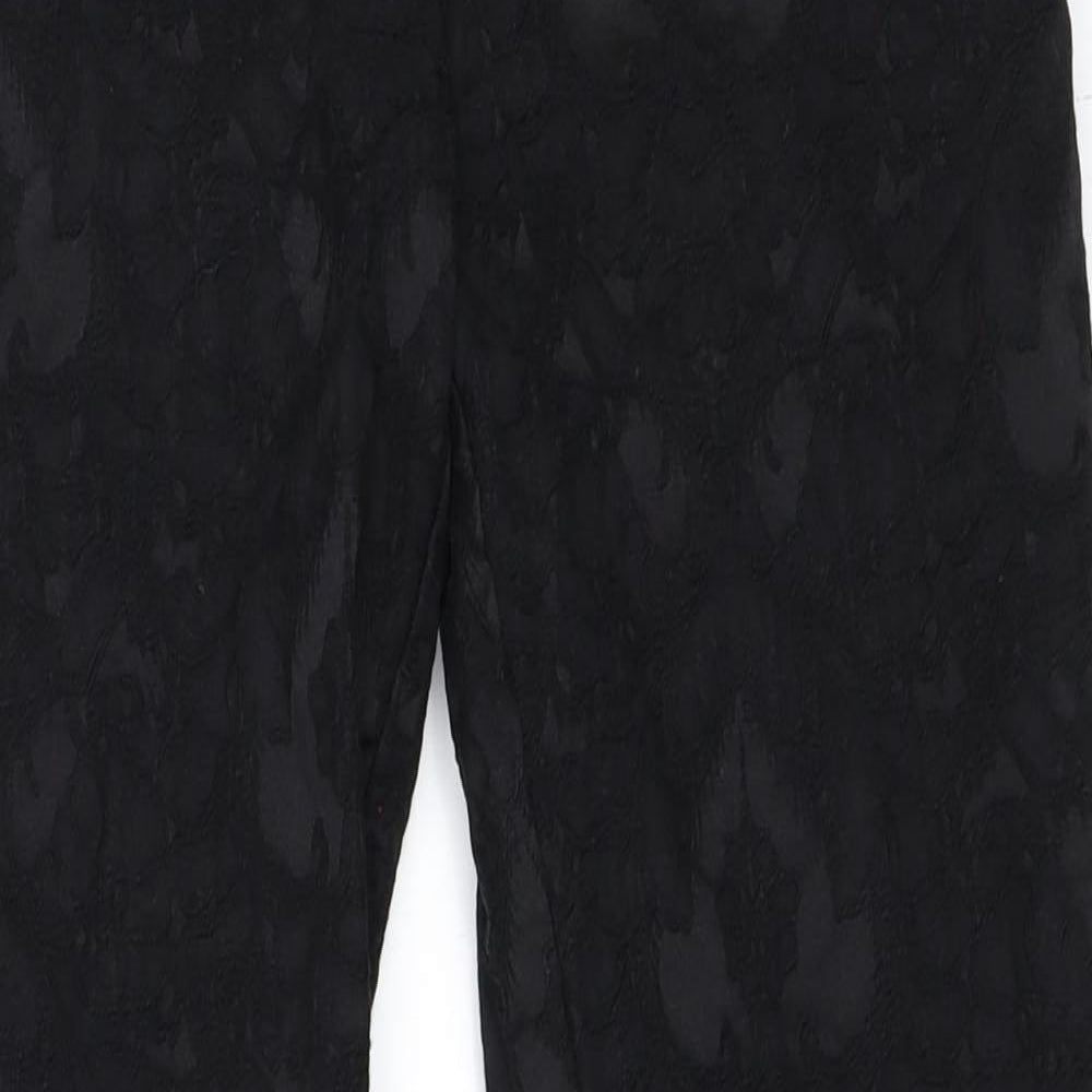 Womens UK Size 40 H&M Regular Fit  Black Trousers