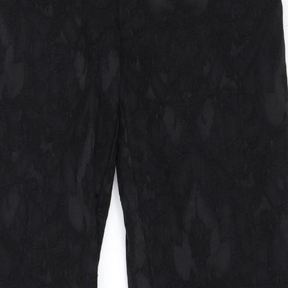 Womens UK Size 40 H&M Regular Fit  Black Trousers