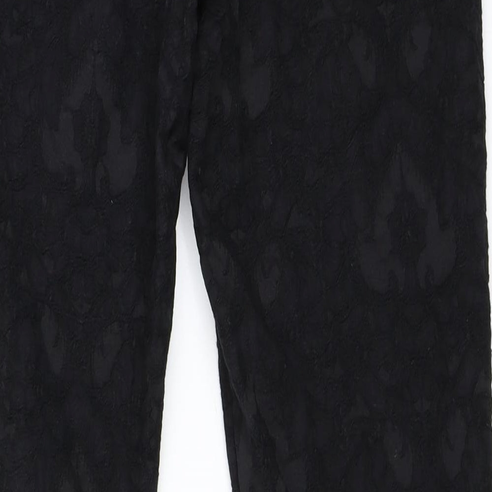 Womens UK Size 40 H&M Regular Fit  Black Trousers