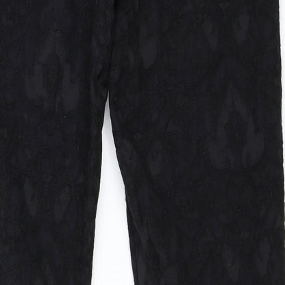 Womens UK Size 40 H&M Regular Fit  Black Trousers